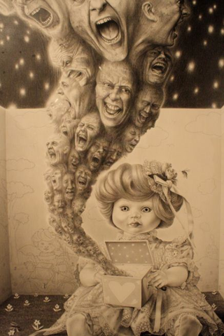 Illustration for article titled Cute & Creepy Art Exhibit - Part II